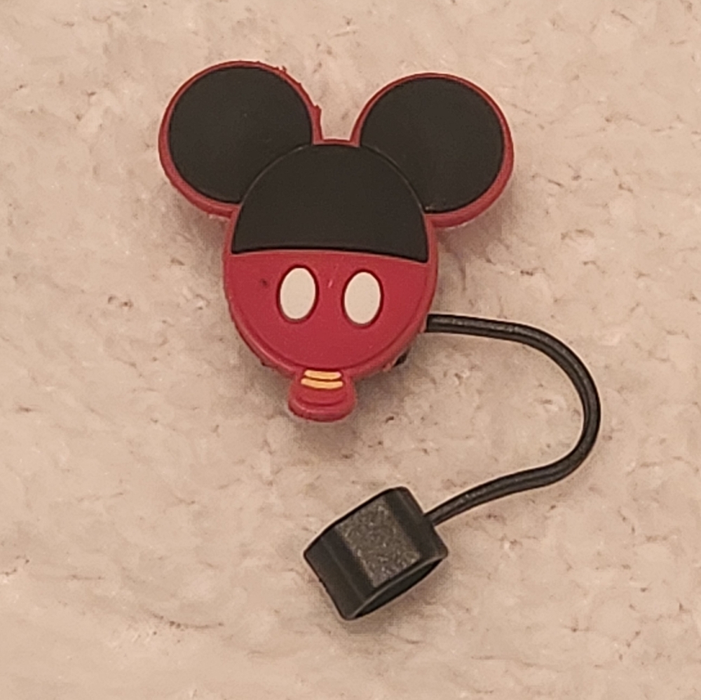 Mickey Mouse Straw Topper NWT